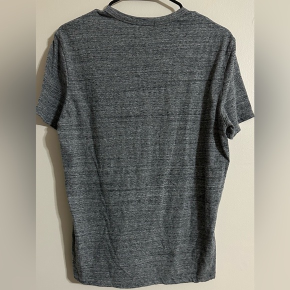 Marine Layer Signature Crew Tee in Dark Heather Gray Size Medium - Picture 7 of 10